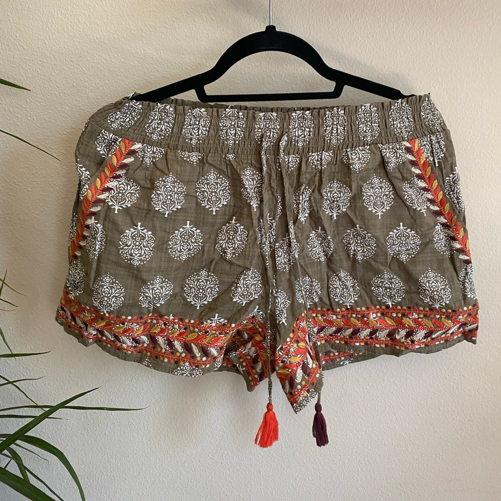 THML multicolored shorts/ swim cover up